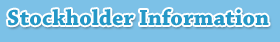 Stockholder Information