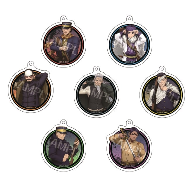 ゴールデンカムイ 描き下ろしアクリルキーホルダーコレクション【戦闘準備ver.】(全7種)