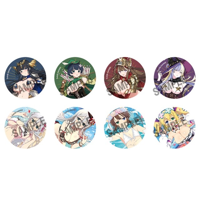 閃乱カグラ  缶バッジコレクション【vol.2】（全8種）　【単品】495円（税込）　【BOX】3,960円（税込）